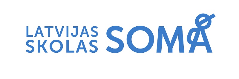 Latvijas skolas soma LOGO krasains